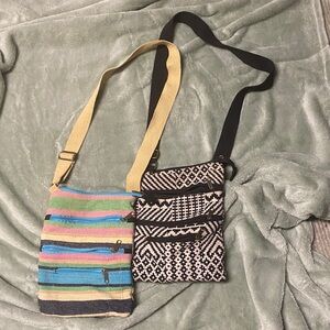 Two adjustable bags